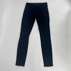 Articles Of Society Black Distressed Skinny Jeans Size 24 Women’s